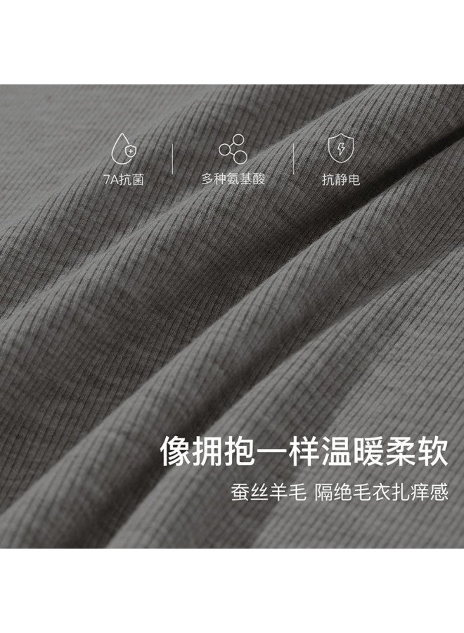 ubras 25 Autumn New Silk Wool H-Line Casual Base Layer Women'S Thermal Underwear - Image 5