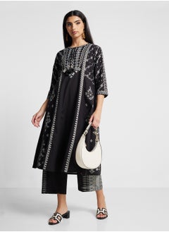Biba Kurta & Palazzo Set  - Image 1