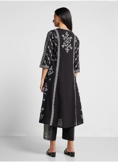 Biba Kurta & Palazzo Set  - Image 2