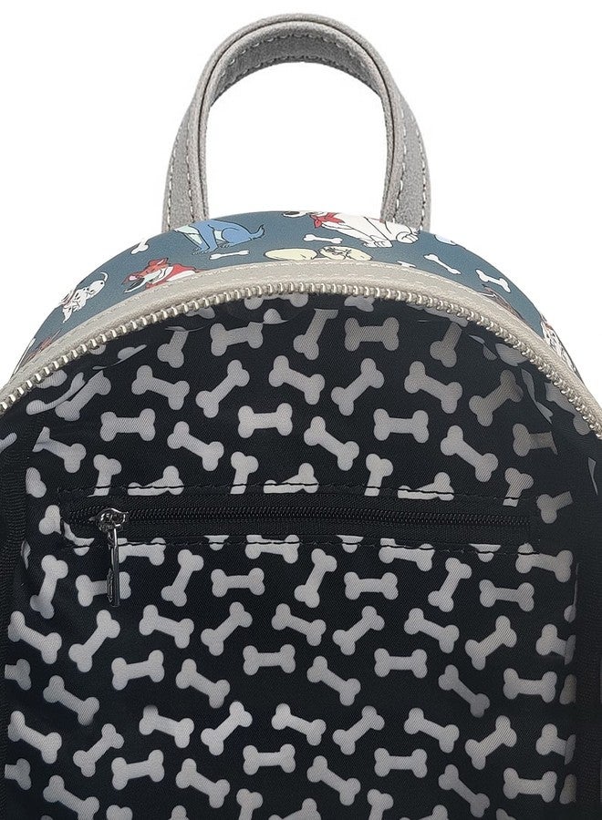 Loungefly Disney Dogs Mini-Backpack Handbag All Over Print Lady Tramp Dalmatians - Image 4