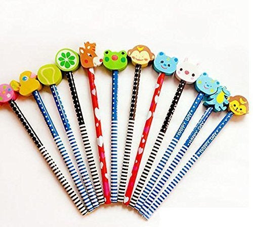 PARTEET Pack Of 12 Pencils, Thick Strong Grip Pencils, Suitable For School, Kids Art Drawing Drafting Sketching Shading, Black - Image 2