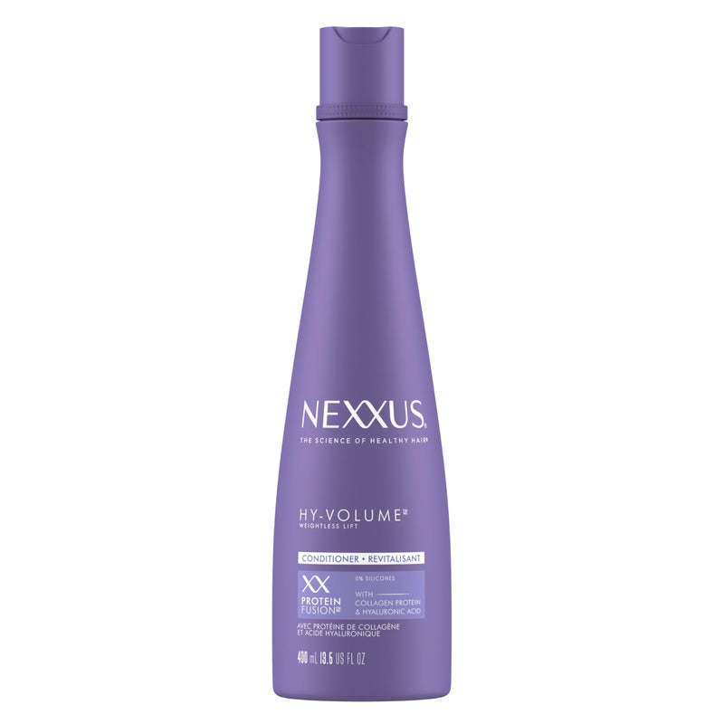 Nexxus بلسم نيكسيز هاي-فولومين خفيف الوزن مع بروتين الكولاجين وحمض الهيالورونيك للشعر المسطح والضعيف لمدة 48 ساعة من الحجم 13.5 أونصة سائلة - Image 1