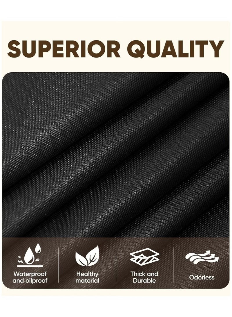 يا إلهي قماش طاولة للاستعمال مرة واحدة 137x274 قماش طاولة للحفلات ، مفارش طاولة بلاستيكية للطاولات المستطيلة ، غطاء طاولة زخرفي قوي ومقاوم للماء لتناول الطعام وحفلات الزفاف والأماكن الخارجية - Image 3