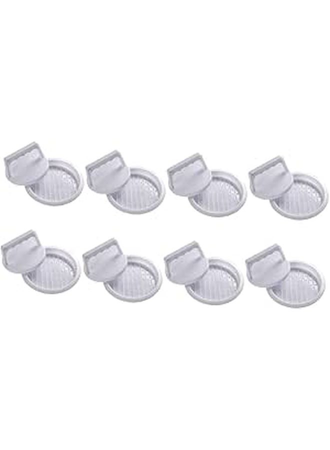 8Pcs Stainless Steel Burger Press Hamburger Masher Meat Molds Kitchen Accessories - Image 1