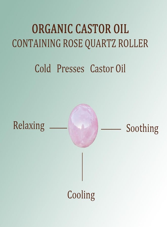 WenFeng Frankincense and Organic Castor Oil with Rose Quartz Roller Ball - Image 5
