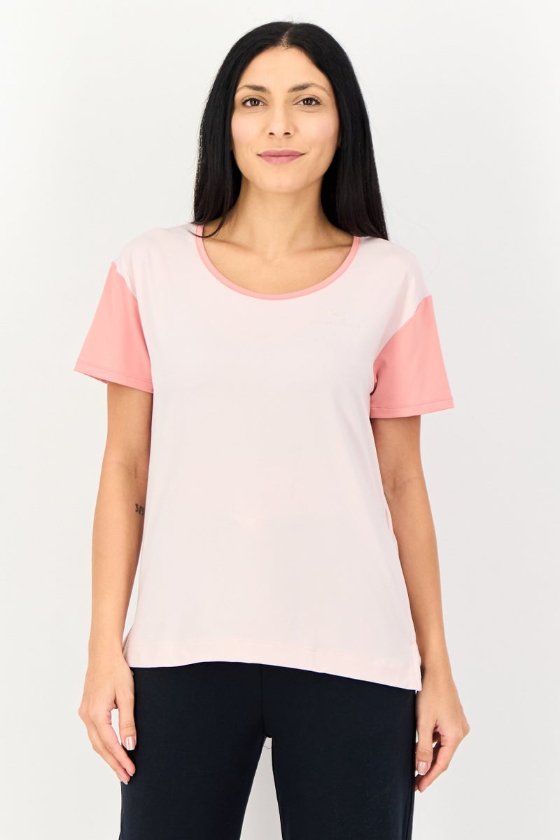 UNDER ARMOUR Women Loose Fit Short Sleeve Training T-Shirt, Multicolor - Image 1