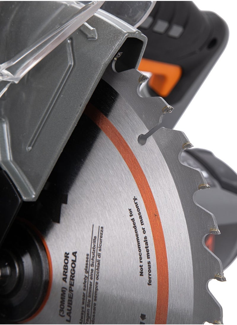KSEIBI Mitre Saw 1800W, Saw Blade(255 X 30 X 40T), Dust Bag, 10" Miter Saw with Large Table Saw for woodworking, Accurate Miter Angles, 0-45° Bevel, Power Saw for Cutting, Trimming, Building Works, Included Cuts Wood Metal Plastic & More.  - Image 4