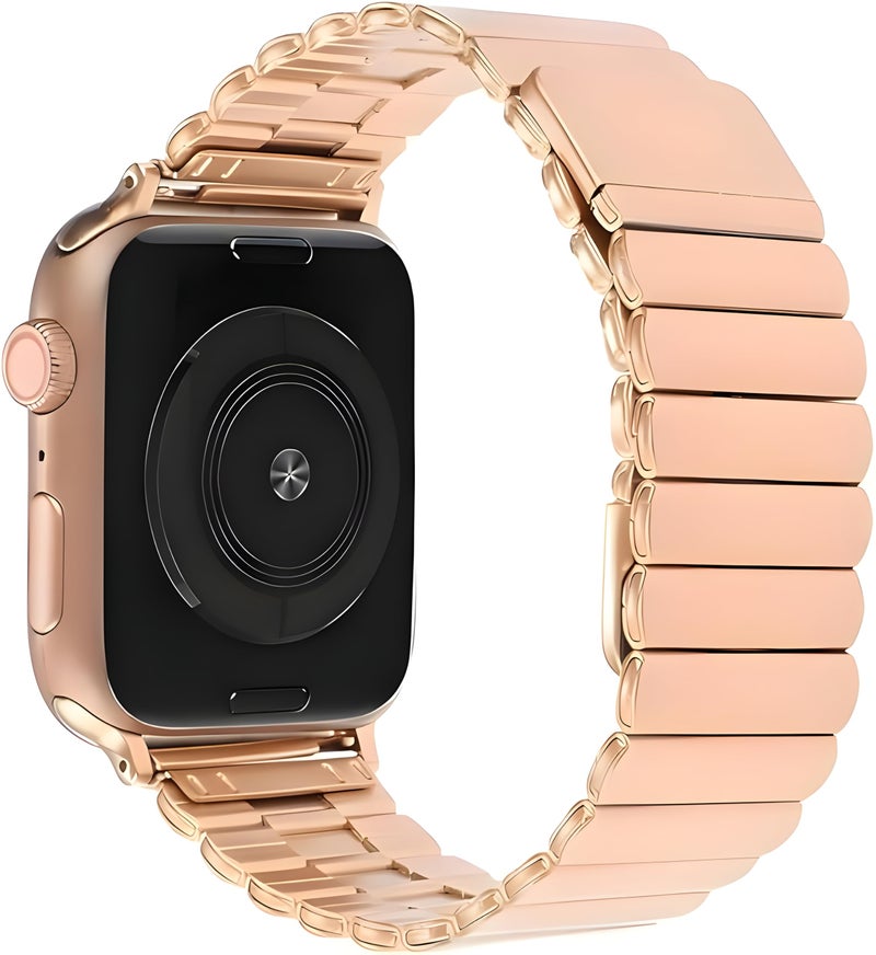 Next Store Magnetic Stainless Steel Watch Band Compatible with Apple Watch Series 1–10/Ultra – Premium Strap for Men & Women (42–49mm) - Image 2