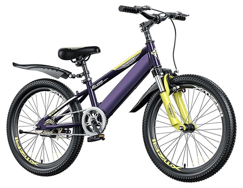XMZAI Kids Bike 20 Inch Mountain Bike for 6-12 Years Boys and Girls, High Carbon Steel Lightweight and Stable Mountain Bicycle for Youth, with Adjustable Seat and dual brake Cycle - Image 1