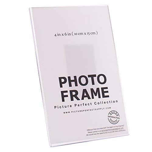 pbf PHOTO BOOTH FRAMES 4x6 Clear Acrylic Picture Frame Magnet; Magnetic Acrylic Photo Frames (10) - Image 3