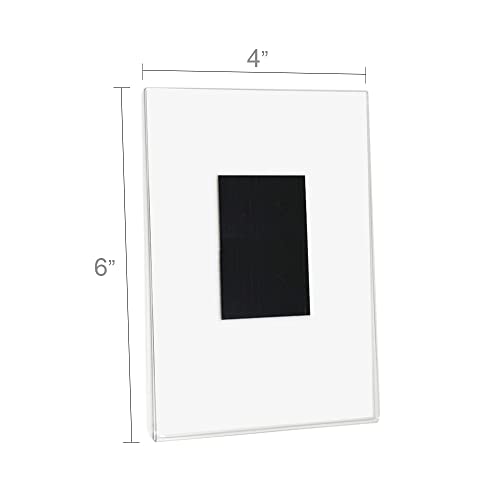pbf PHOTO BOOTH FRAMES 4x6 Clear Acrylic Picture Frame Magnet; Magnetic Acrylic Photo Frames (10) - Image 2