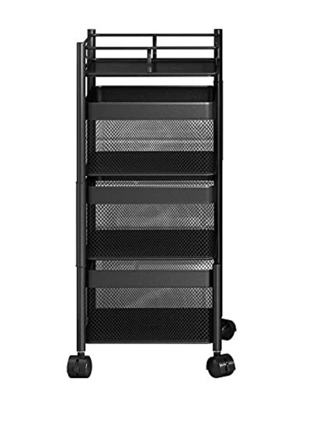 Prince Multi-Layer Kitchen Storage Shelf, Rotatable Kitchen Fruit Vegetable Storage Basket - Image 1