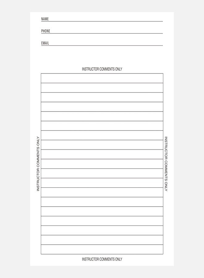 Yeplan Carbonless Lab Notebook - 8.5" x 11" Chemistry Notebook with 50 Sets of Pages, Science Grid Paper, Protective Translucent Cover & Wire-O Binding, for Students/Researchers - Image 5