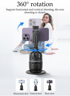 DUNISO Auto Face Tracking Tripod, 360°Rotation Auto Tracking Phone Holder Body Track Camera Mount with Remote, No App Needed, Gesture Control, Moving Tripod for Vlog Live Streaming Video Recording  - Image 5