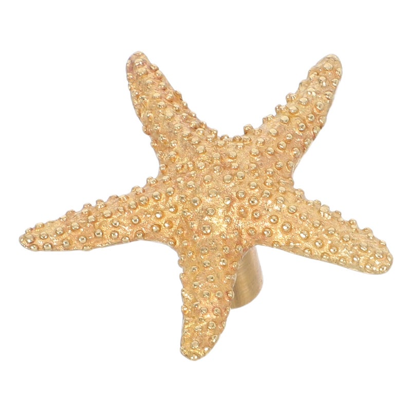 Brass Ocean Creature Cabinet Knobs Beach Themed Kitchen Wardrobe Handles Home Decor - Image 2
