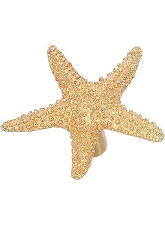 Brass Ocean Creature Cabinet Knobs Beach Themed Kitchen Wardrobe Handles Home Decor - Image 1
