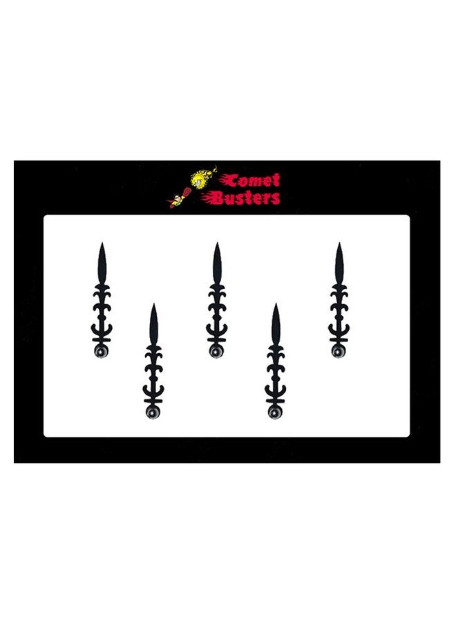 كوميت باسترز بيندي أسود فاخر مع نقطة فضية (BIN765) - Image 3