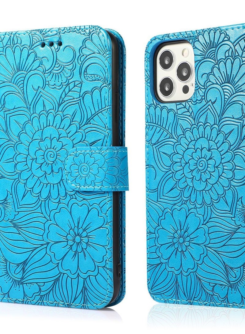 Suitable For IPhone Pressed Flower Wallet  Leather Case - Image 1