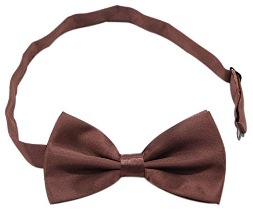 Timiot Mens Suspender and Bowtie Set X Back Heavy Duty Adjustable Elastic Clips (Coffe) - Image 4