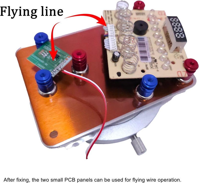 أيدي مساعدة مغناطيسية عالمية، حامل دائرة PCB مكون من 6 قطع مع منصة من الفولاذ المقاوم للصدأ، محطة لحام دوارة 360 درجة بقاعدة من سبائك الألومنيوم لإصلاح الإلكترونيات - Image 2