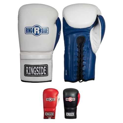 Ringside قفازات الملاكمة للتدريب والمبارزات من رينغسايد بتقنية IMF، بيضاء، 14 أونصة - Image 2