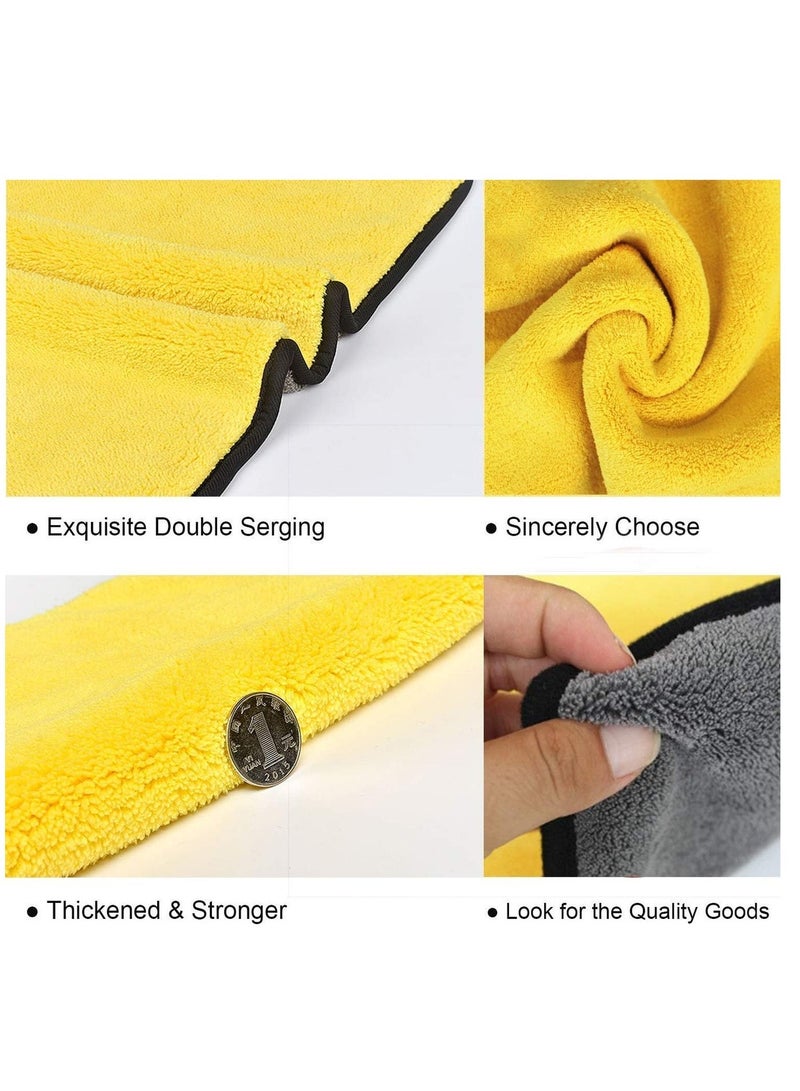 9-Piece 40x30cm Car Drying Towel, Multipurpose Cleaning Cloth for Vehicle Exterior/Interior Quick-Absorbing, Lint-Free (Multicolor) - Image 5