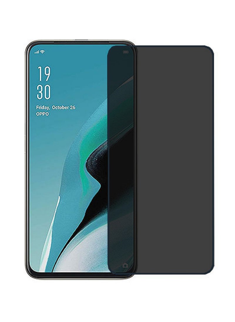 Super Tempered Glass Screen Protector Anti-Spy Privacy  Designed For Oppo Reno2 F Full Screen Coverage And Bubble Free - Image 1
