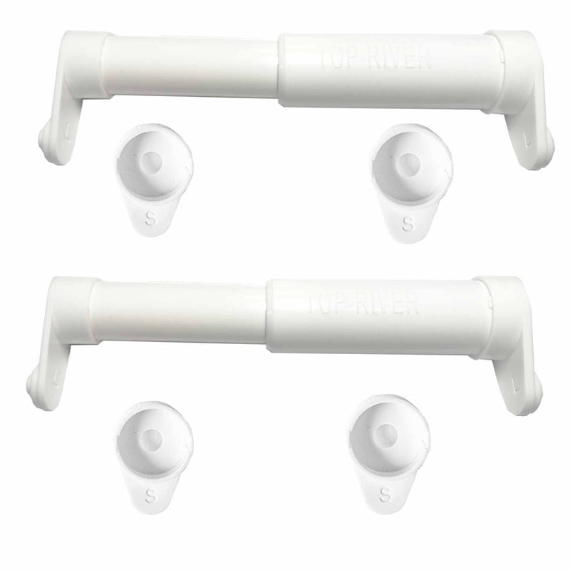 Toilet Paper Holder Extender Fit Double Rolls and Triple Rolls Mega Rolls and Large Toilet Paper Rolls Set of 2