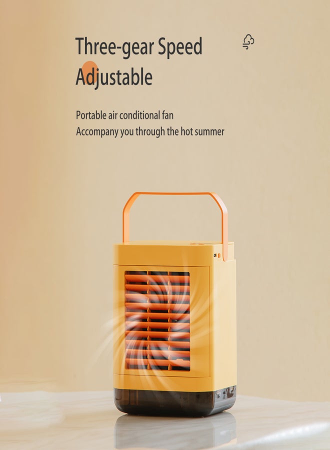 Mini Air Cooler Home Use USB Rechargeable Water Cooling Fan Portable Desktop Anion Air Conditioner Fan - Image 2