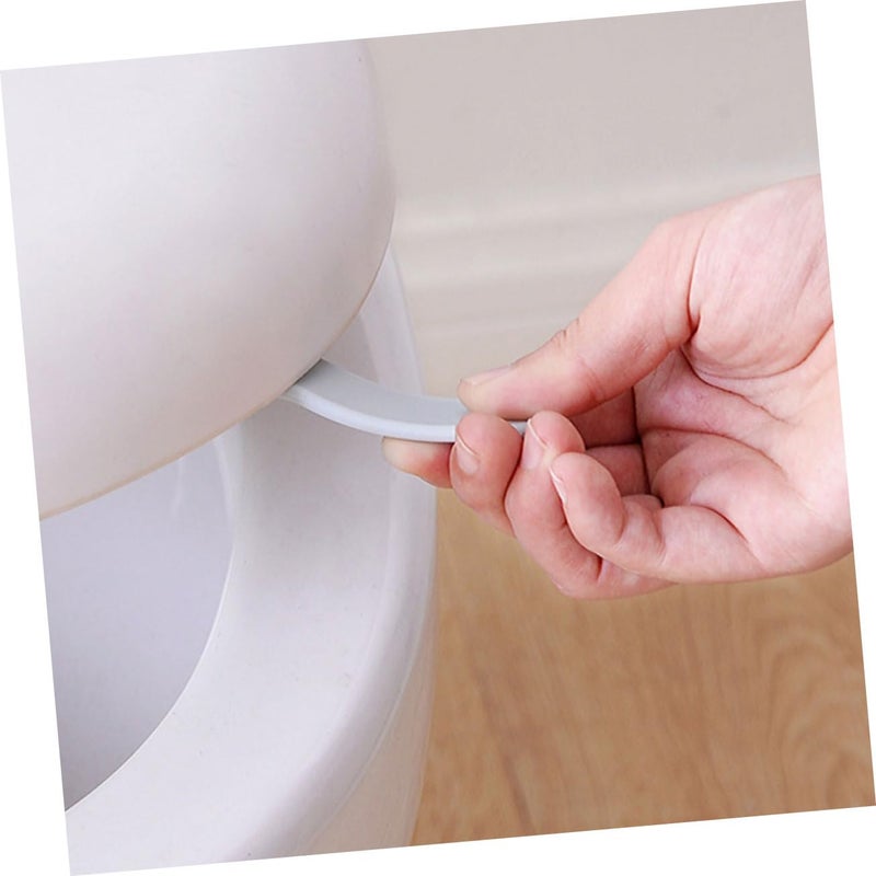 8 Pcs Toilet Seat Lifter Handle With Adhesive For Elderly Kids Bathroom - Image 3