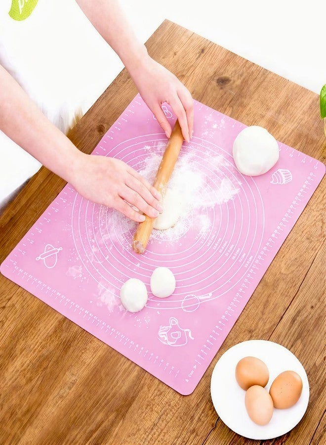 Eripeli Silicone Roti Mat Large with Measurements | Non-Stick Silicone Baking Mat for Roti, Chapati, Cake & Dough | Stretchable Atta Kneading Mat | Big Size Reusable Kitchen Baking Mat - Image 1