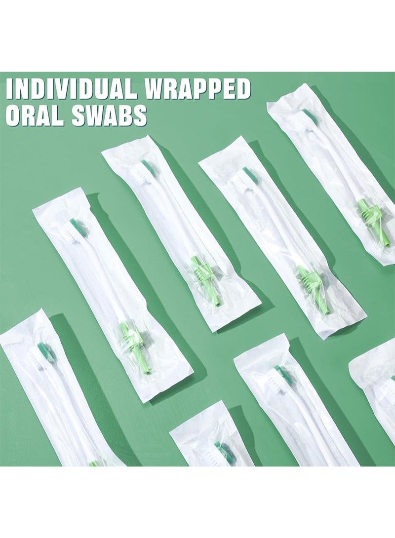 MUNKCARE 10 Pieces Suction Swabs, Suction Toothbrush Care, Disposable Toothbrush for Suction Machine, Individually Wrapped Sponge for Elderly and Oral Care (Green)  - Image 5