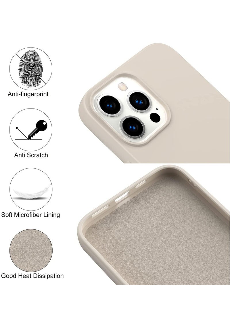 ELTRAZONE iPhone 16 Pro Max Slim Fit Stone Gray TPU Case – Soft, Flexible Silicone Back Cover - Image 3