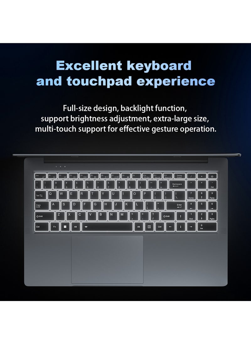 ACEMAGIC Laptop AMD Ryzen7 5700U 16.1-inch FHD 16GB SO-DIMM DDR4 512GB M.2 2280 PCIe3.0 SSD with Windows 11/WIFI6/BT5.2/Type-C/USB3.2/HDMI/backlit keyboard/16:9/AD Metal house  - Image 3