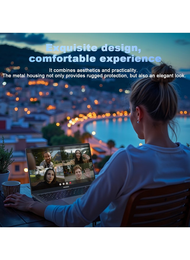 ACEMAGIC - Laptop AMD Ryzen7 5700U 16.1-inch FHD 16GB SO-DIMM DDR4 512GB M.2 2280 PCIe3.0 SSD with Windows 11/WIFI6/BT5.2/Type-C/USB3.2/HDMI/backlit keyboard/16:9/AD Metal house - Image 1
