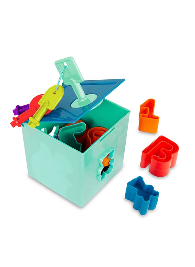 BATTAT - Sorting and Stacking Boxes, Activity Box Play Set, Lock and Learn Activity Cubes, Pre School Toys, Best Gift for Babies and Toddlers - Image 1