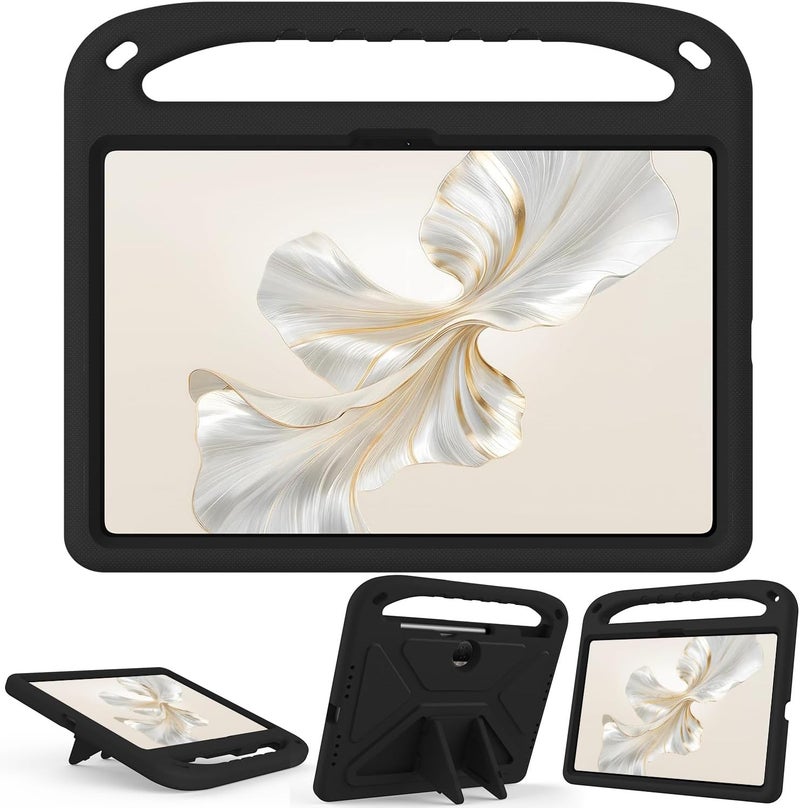 Beauenty For Honor Pad 9 12.1" Case, Eva Kids Shockproof Handle Stand Tablet Cover Black - Image 1