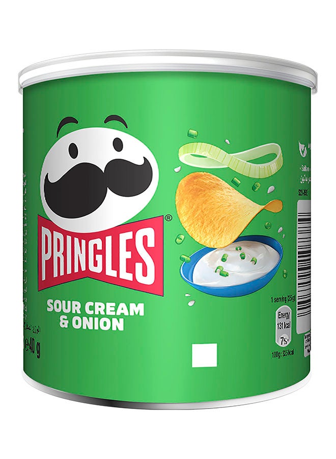 Pringles رقائق البطاطس بنكهة الكريمة الحامضة والبصل - Image 2