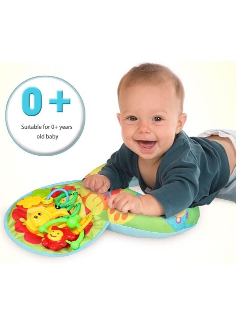 Meying Tummy Time Toys & Pillow Set Adorable Essentials for Babies 0-6 Months - Perfect Baby Play pillow for Boys and Girls - Image 4