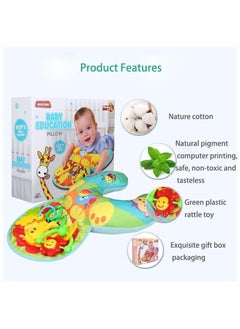 Tummy Time Toys & Pillow Set Adorable Essentials for Babies 0-6 Months - Perfect Baby Play Mat for Boys and Girls - pzsku/Z582DDF575A5F6A6D230AZ/45/_/1739458441/56b17d7e-5dfb-4a74-8967-f7f20b5b697d