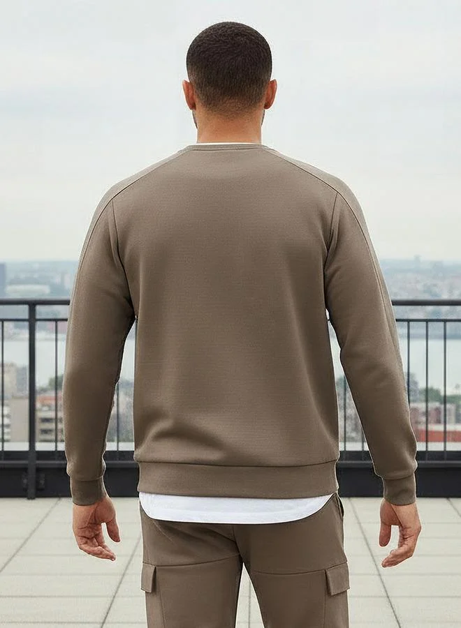 Splash Active Men Performance Embossed Sweatshirt