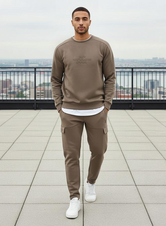 Active Men Performance Embossed Sweatshirt - Image 2