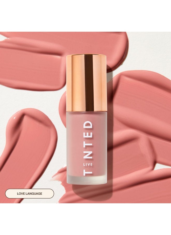 Live Tinted - أحمر خدود سائل لايف تينتد بلاش كراش - أحمر خدود كريمي لجميع ألوان البشرة، غني بمستخلص الفاوانيا وزيت فاكهة الآساي وفيتامين سي، 1 أونصة - وردي ناعم - Image 1
