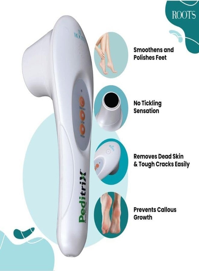 ROOTS Peditrix Disposable Filing Pad | Pedicure Tool | Electric Foot Scrubber | Dead Skin Remover | Foot Callus Remover | Gently Polish Soft/Sensitive Skin | For Men & Women | 180 Grits (50 Pieces) - Image 4