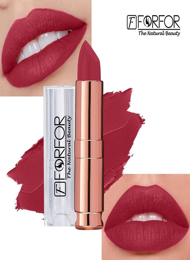فور فور مجموعة هدايا أحمر شفاه فورفور أنتيك فيلفيت، بقوام كريمي مطفي ولمسة نهائية ناعمة، 3 قطع، للنساء، غنية بزبدة الشيا وفيتامين هـ وزيت الجوجوبا - Image 2