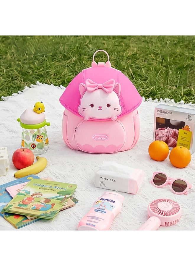Girls School Backpack Rabbit 2-4 Years Anti-Lost Leash Waterproof Lightweight Spine-Protective Wear-Resistant Breathable School Supplies - Image 5