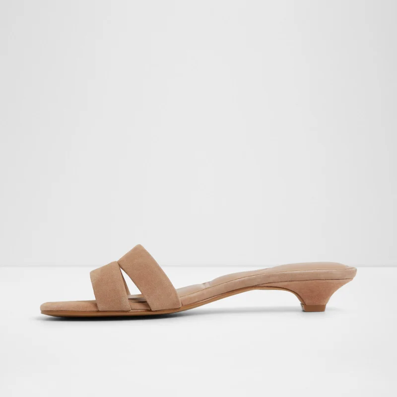 ALDO  SCARLETTA Textured Low Heel Sandals for Women | Best Price UAE