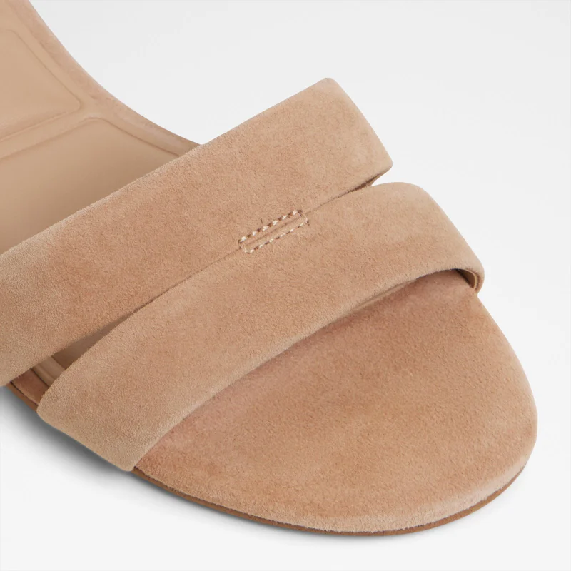 ALDO  SCARLETTA Textured Low Heel Sandals for Women | Best Price UAE
