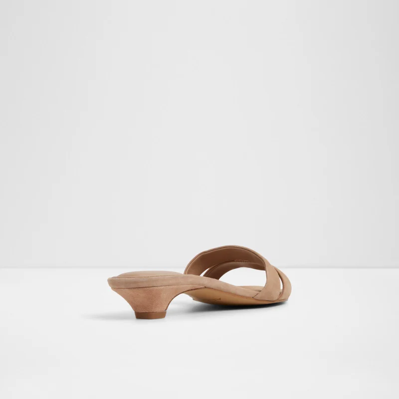 ALDO  SCARLETTA Textured Low Heel Sandals for Women | Best Price UAE