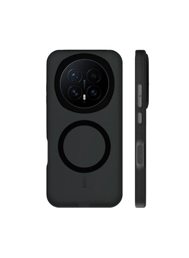 عام غطاء مغناطيسي متوافق مع هونور ماجيك 8 5G، إطار TPU ناعم مقاوم للصدمات، غلاف غير لامع بملمس طبيعي مضاد للسقوط 【مقاوم لبصمات الأصابع والاصفرار】. - Image 1